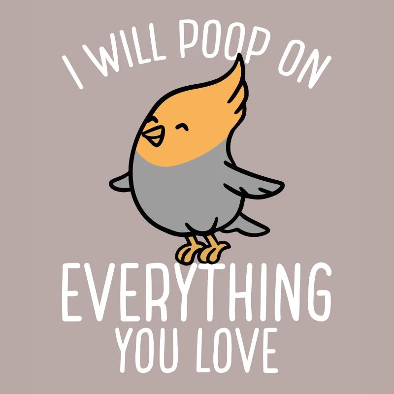 Parrot will poop on everything