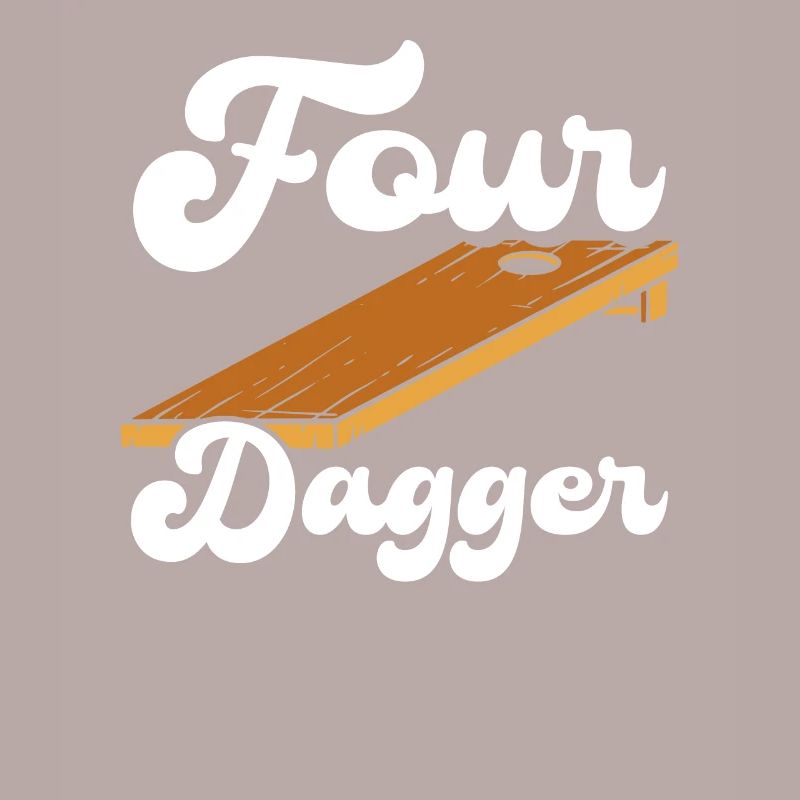 Cornhole with four daggers
