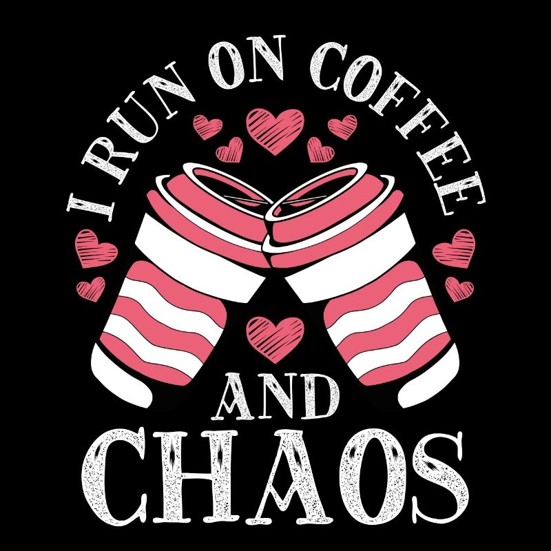 I'm walking on coffee and chaos