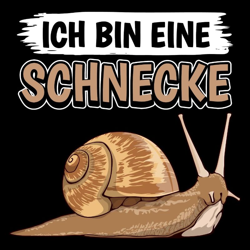 Ich bin eine Schnecke