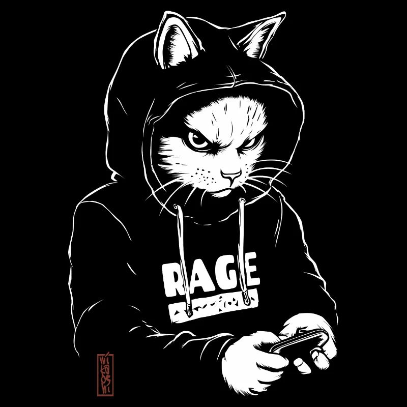 Chat à capuche
