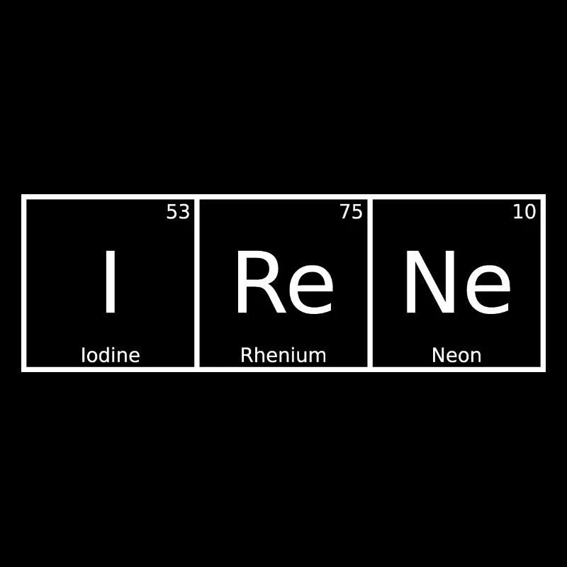 Irene Name First Name Chemistry Periodic Table Elements