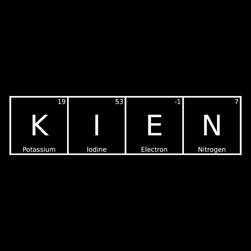 Kien Name First Name Chemistry Periodic Table Elements