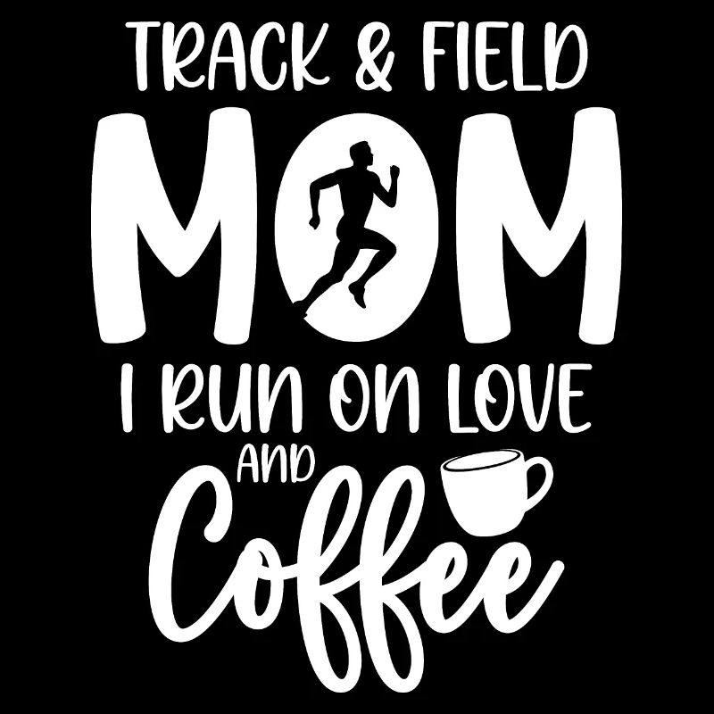 Maman athlétisme courant avec du café et de l’amour