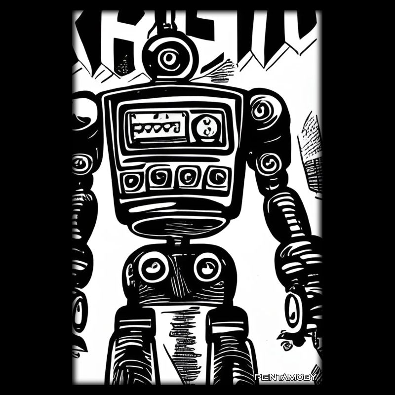 Robot Comic Future Cyborg Machine Technology