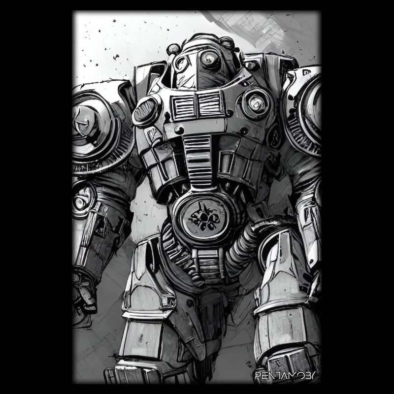Kampfbot Roboter Supersoldat Maschine Krieger