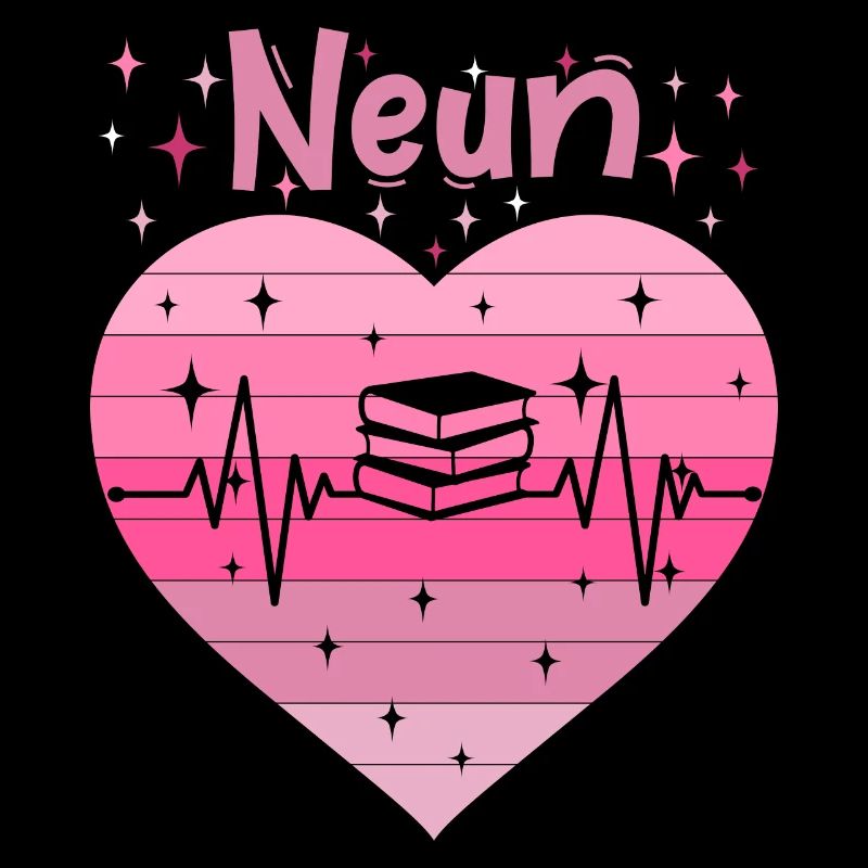 9. Geburtstag Lesen Bücher Buch Mädchen Tochter