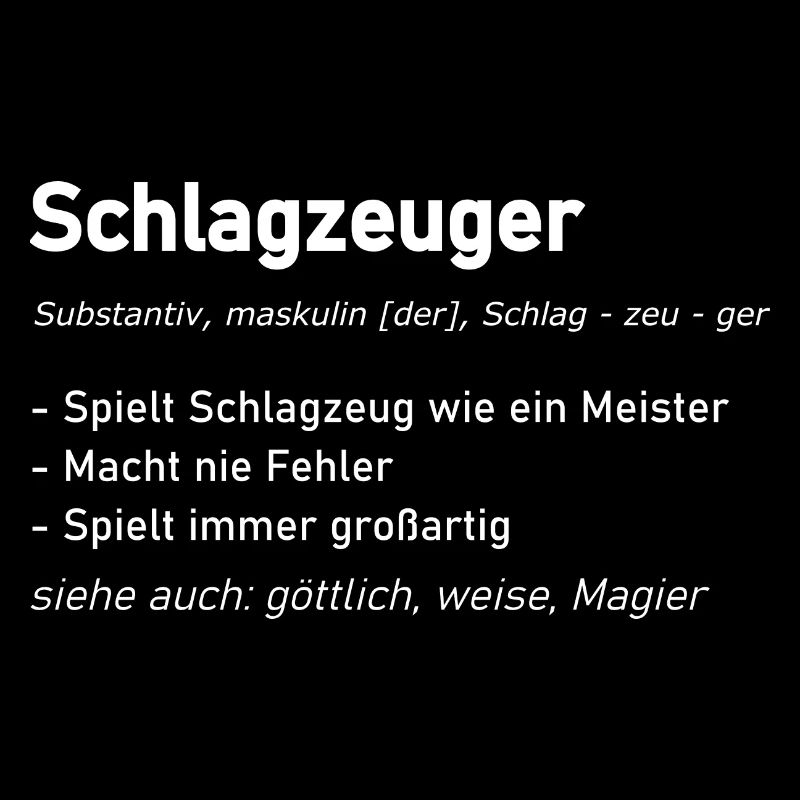 Schlagzeuger Definition Schlagzeug Drummer