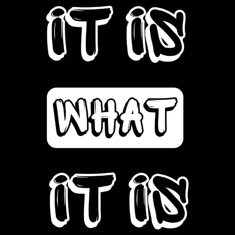 it is what it is