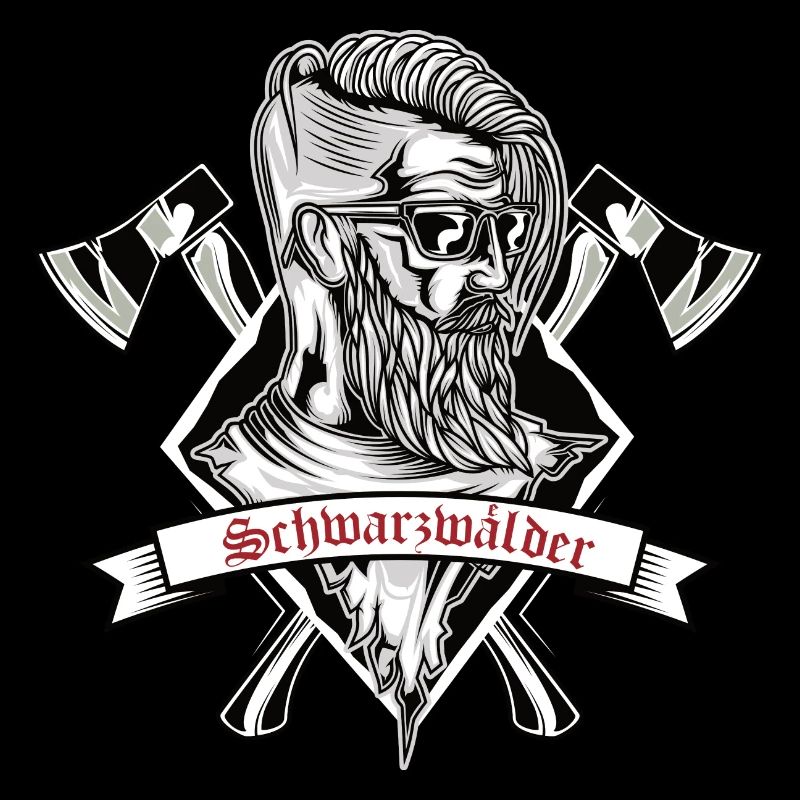 Schwarzwälder mit Axt Schwarzwald Schwarzwaldbub