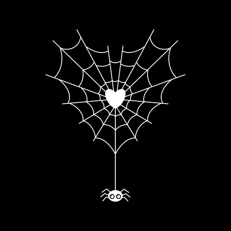 Spinne im Spinnennetz
