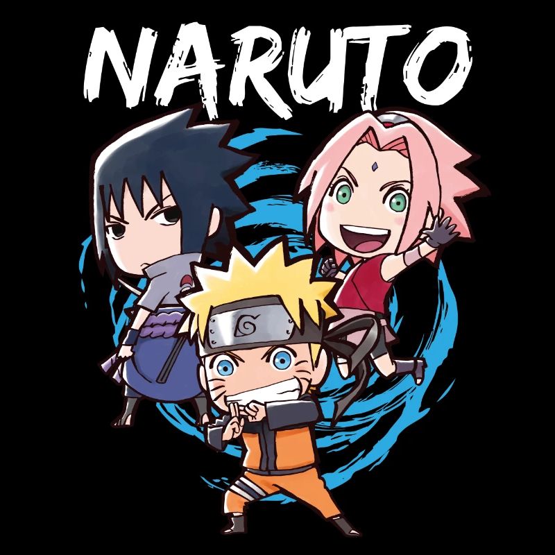 Naruto Shippuden Naruto, Sakura & Sasuke Als Chibi