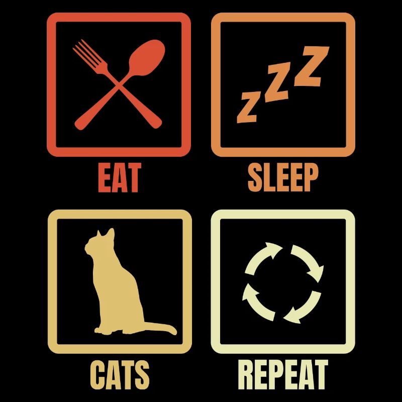 Eat Sleep Cats Repeat