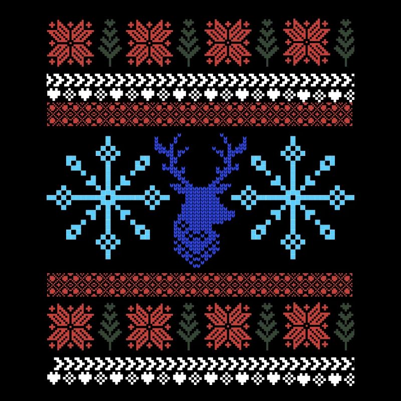 Pixel Weihnachtsmuster