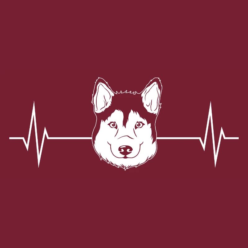 Siberian Husky Heartbeat Pulse