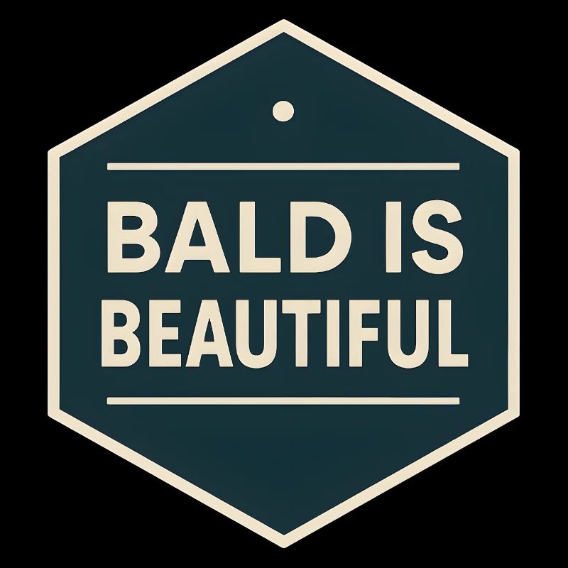 Men's Bald Gift Idea Bald Is Beautiful