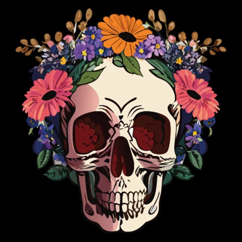 Crâne de fleur
