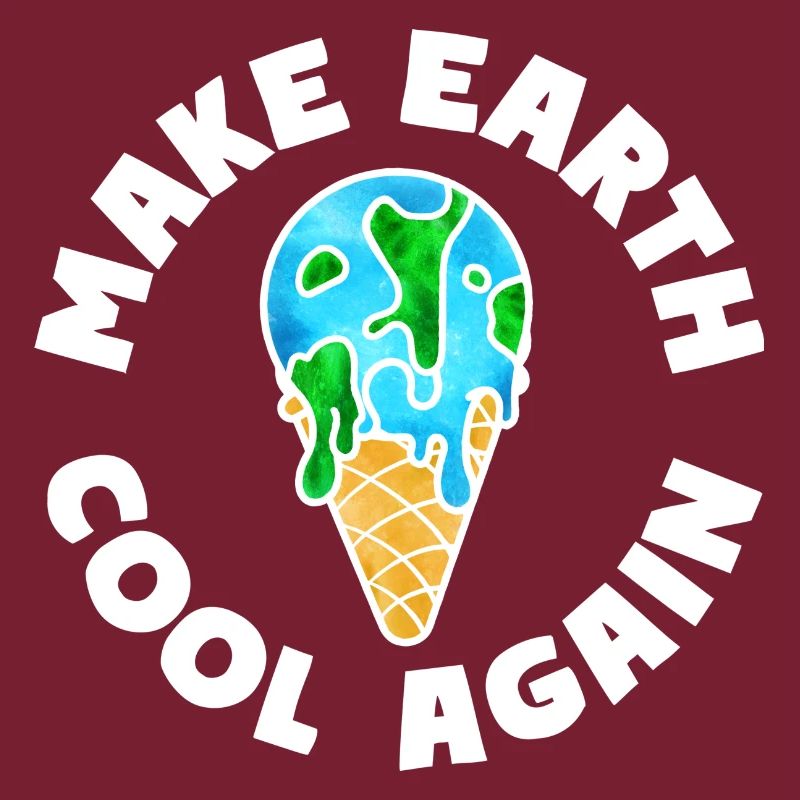 Melting Earth Ice Cream Make Earth Cool Again