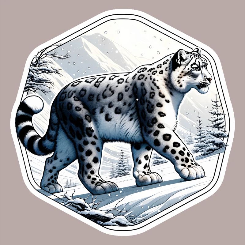 Snow Leopard Leopard White Leopard