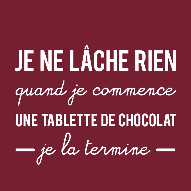 Manger une tablette de chocolat
