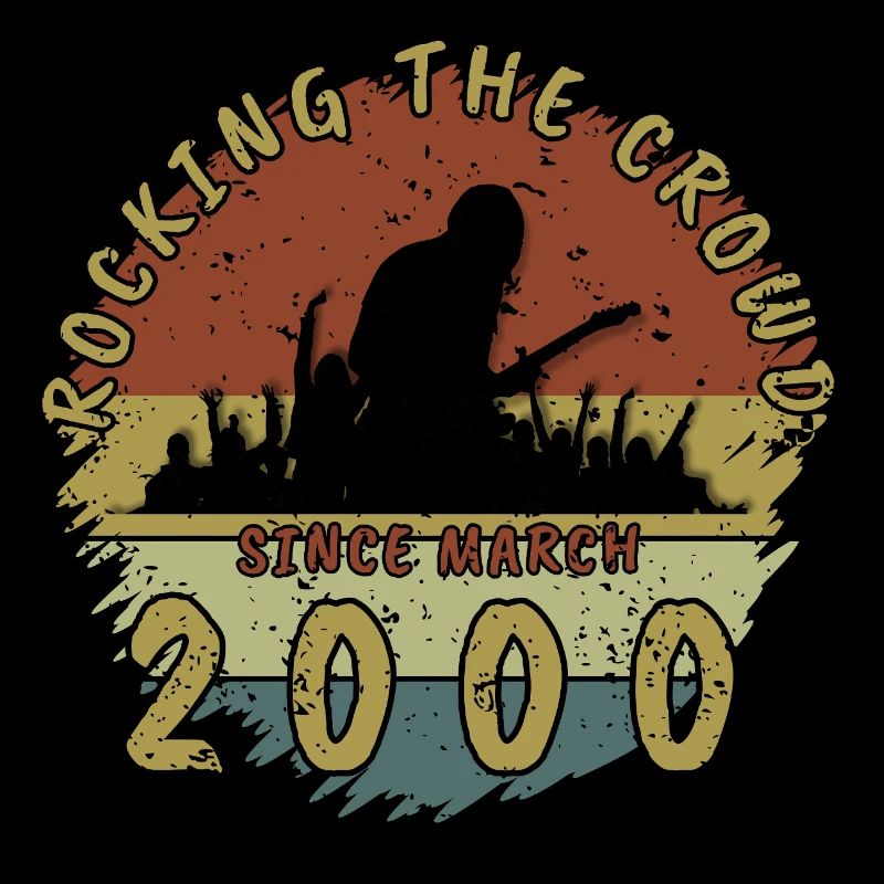 25th Birthday Rocking the crowd GIT 03/2000