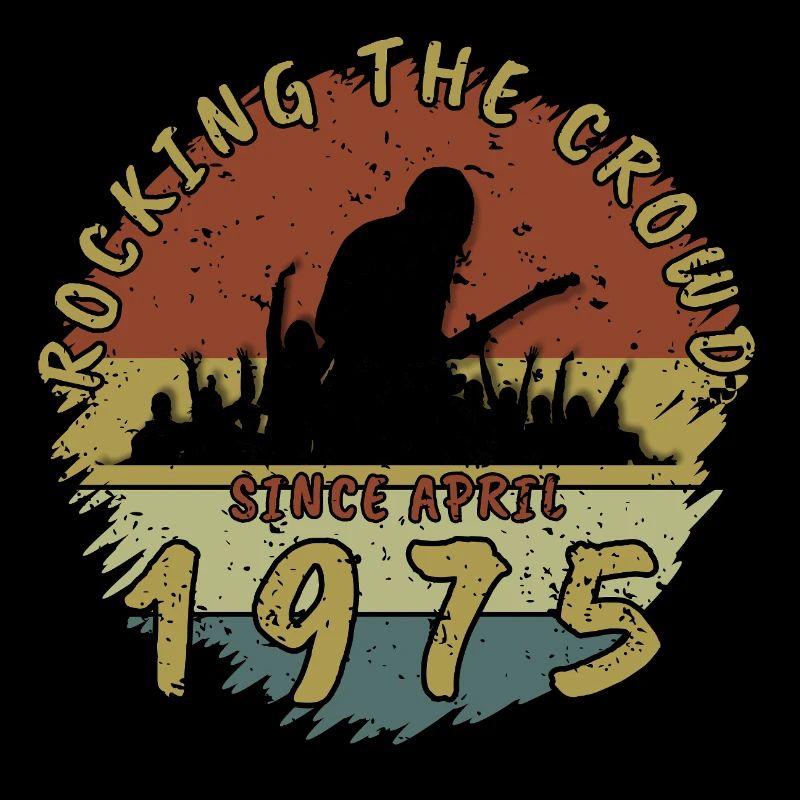 50. Geburtstag Rocking the crowd GIT 04/1975