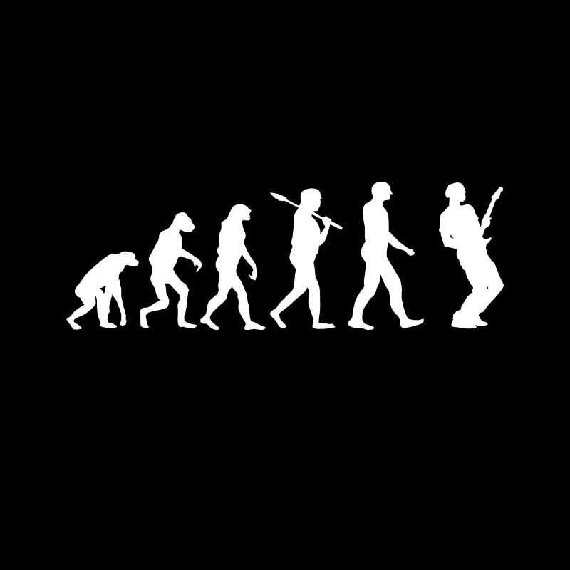 Guitar Shirt · Evolution · · guitare cadeau