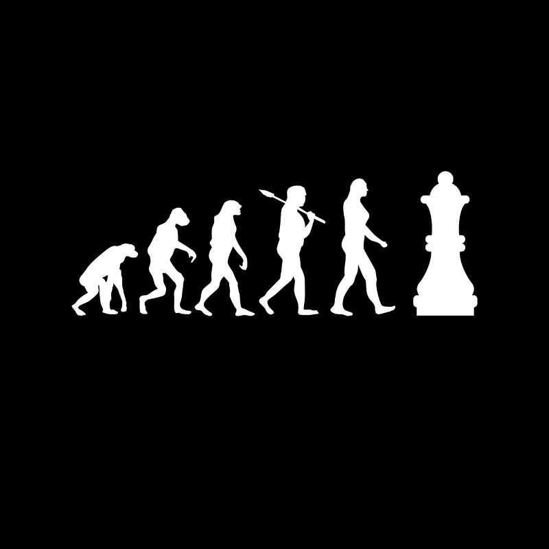 Evolution Chess Shirt · Checkmate · Stratégie