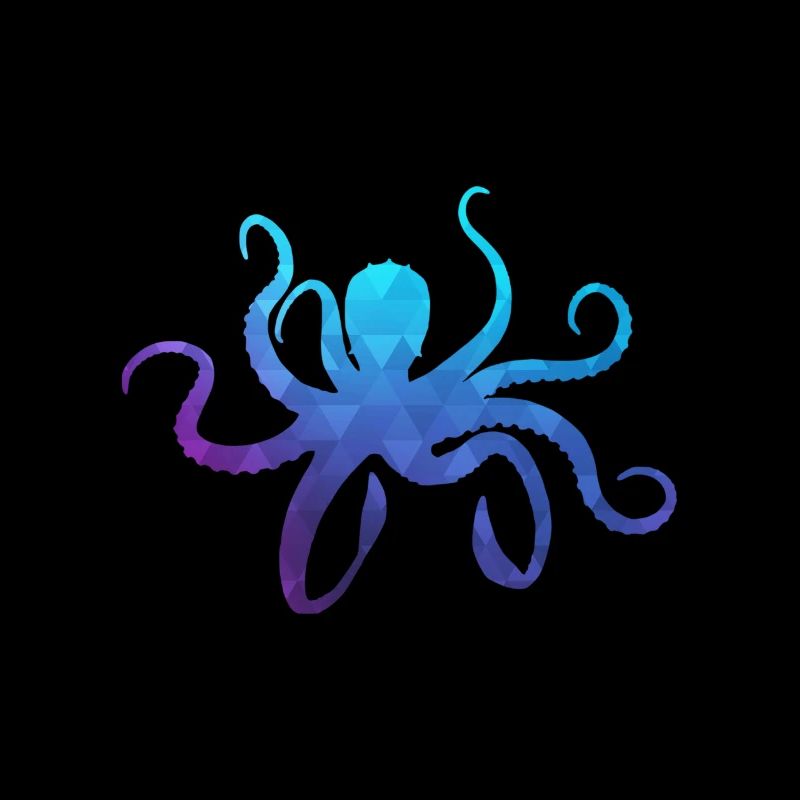 Octopus Octopus Polygon Geometric Art Nature
