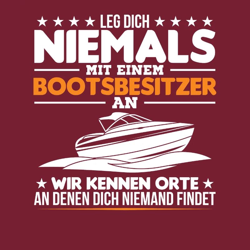 Bootsbesitzer Meer Boot Geschenk