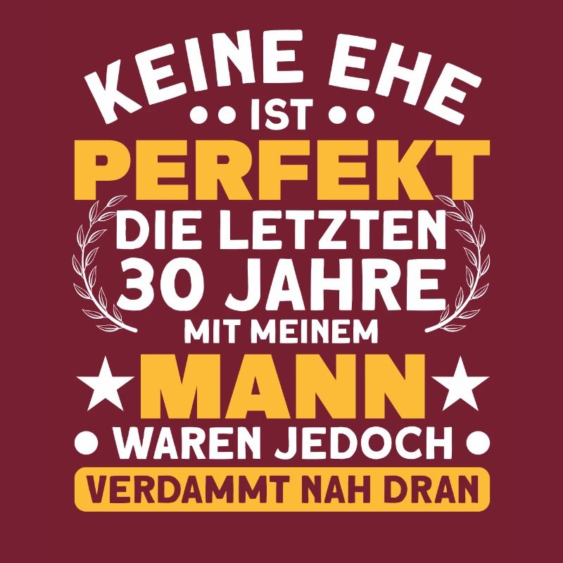 Perlenhochzeit 30. Hochzeitstag Ehepaar