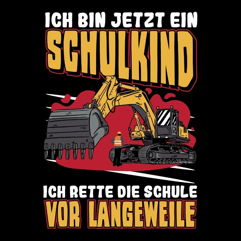 Bagger Schulbeginn Schulanfänger Schulkind