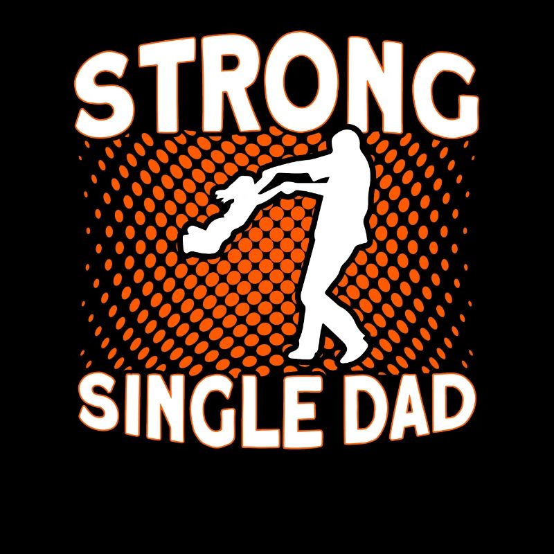 Strong single father Father's Day