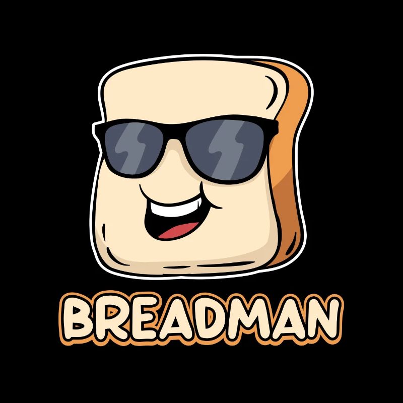 Breadman - Pain, Baker Funny Design