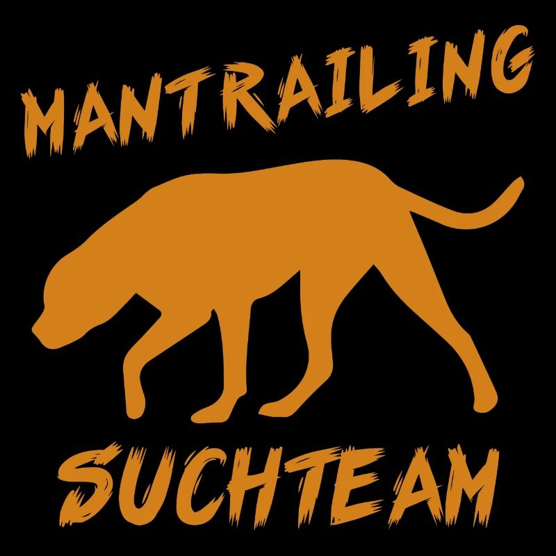 Mantrailing suchteam Geschenk Findehund Hunde