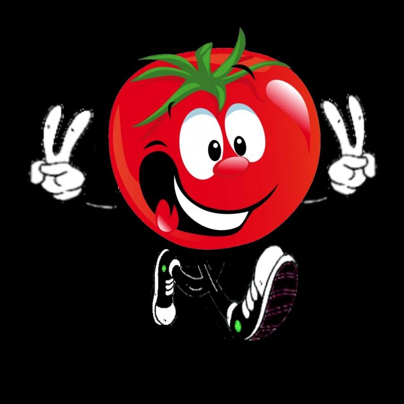 Conception de bande dessinée comique de tomate