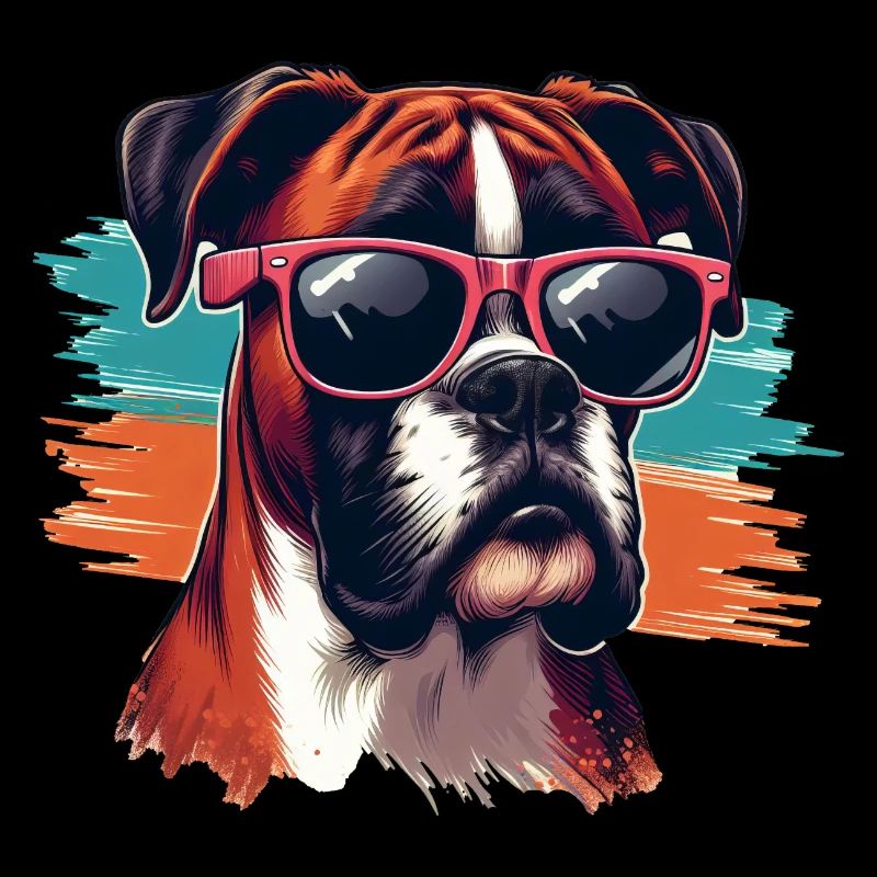 Boxer chien chiot Art