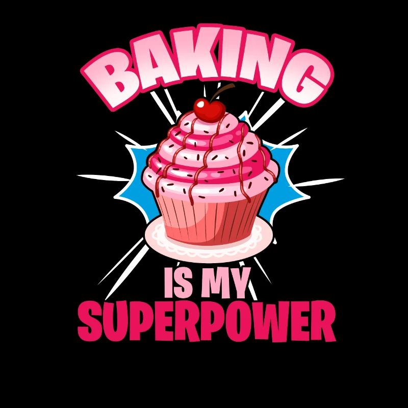 Backen Bäckerin Kuchen Gebäck Cupcake Geschenk