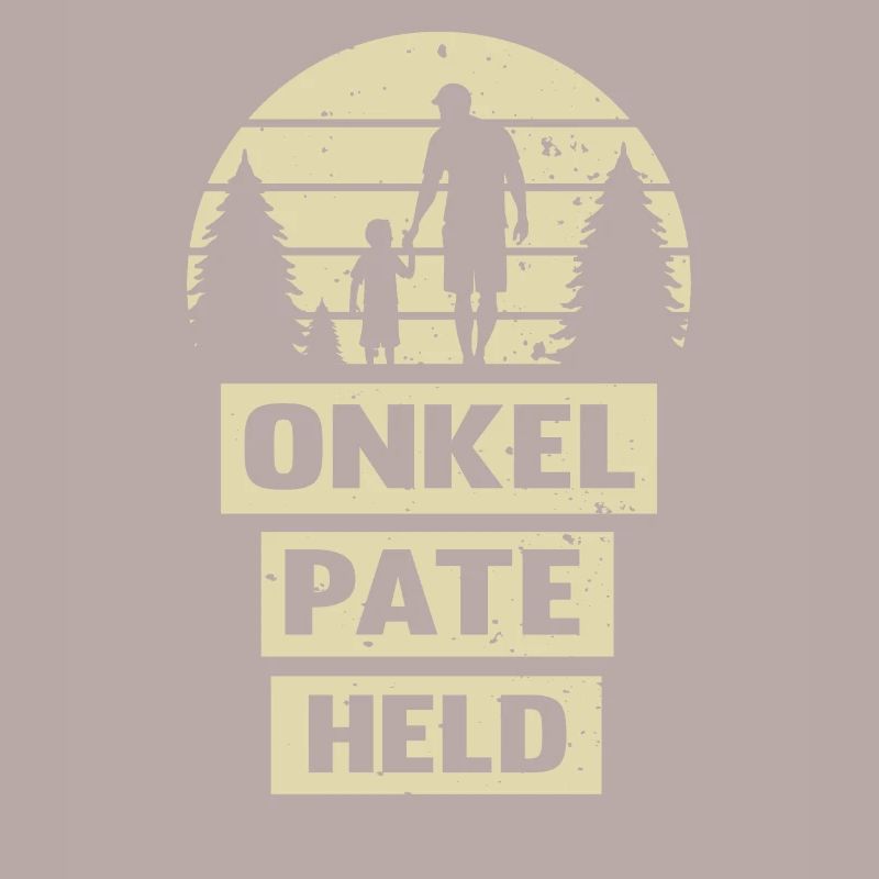 Onkel Pate Held Taufpate Retro Patenonkel Geschenk