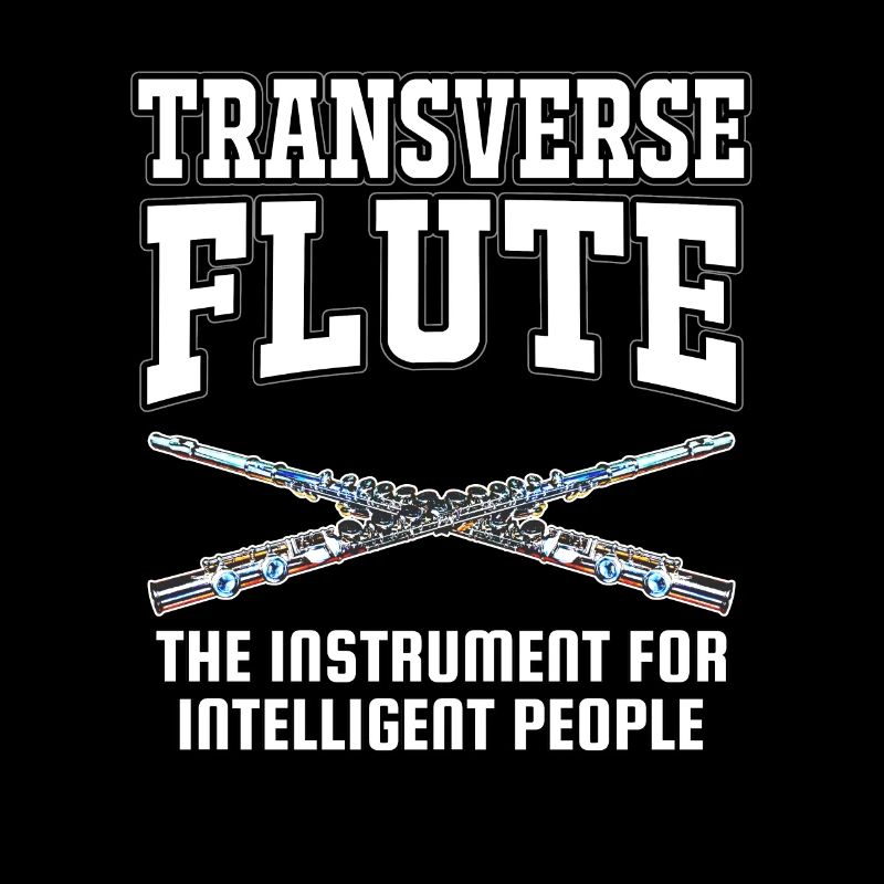 Transverse Flute Instrument Marching Band Gift