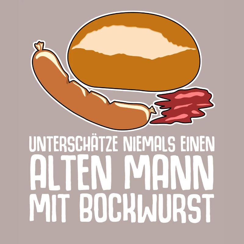 Bockwurst Wurst Alter Mann Bratwurst