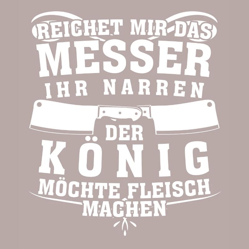 Metzger Messer Spruch Fleischer