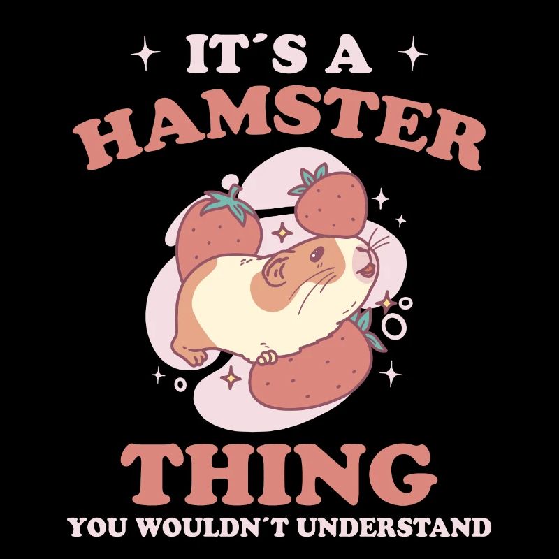 Hamster Spruch Lustiges Erdbeere Kinder Geschenk