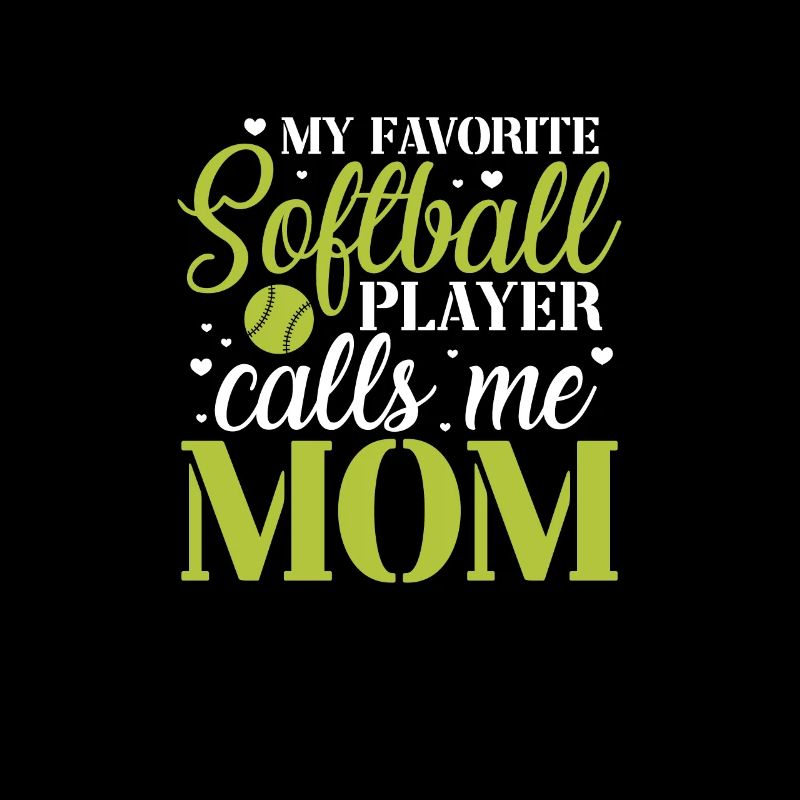 Softball Mutter Baseball Tochter Sohn Geschenk