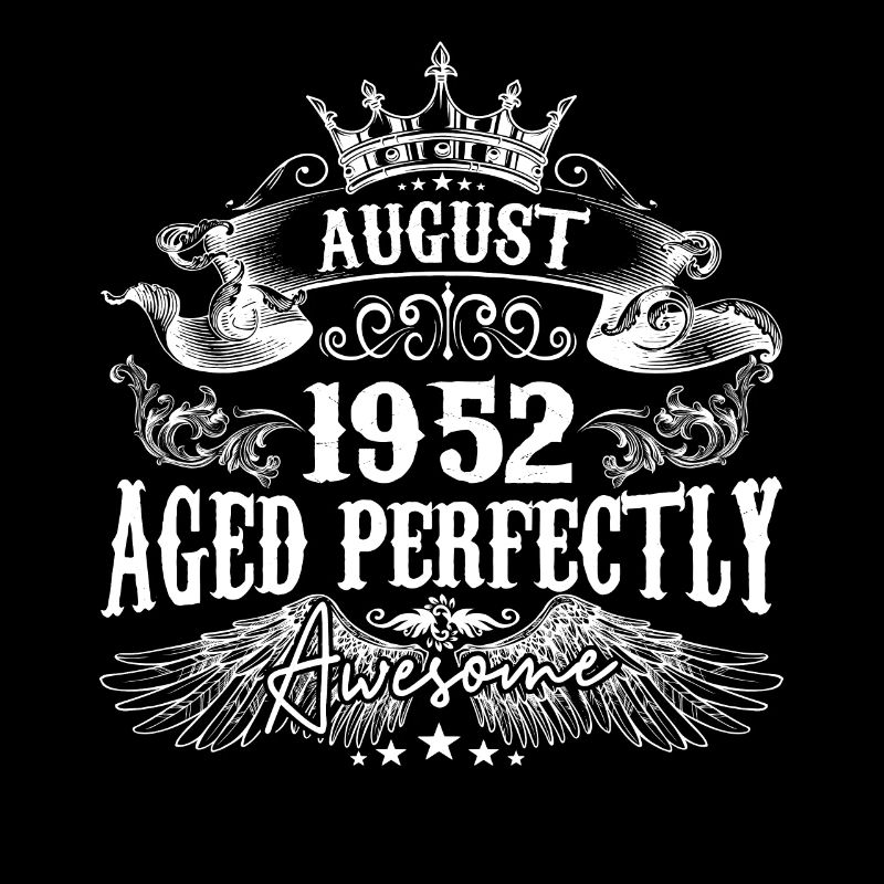 1952 | August 1952 Geburtstag Perfekt gealtert