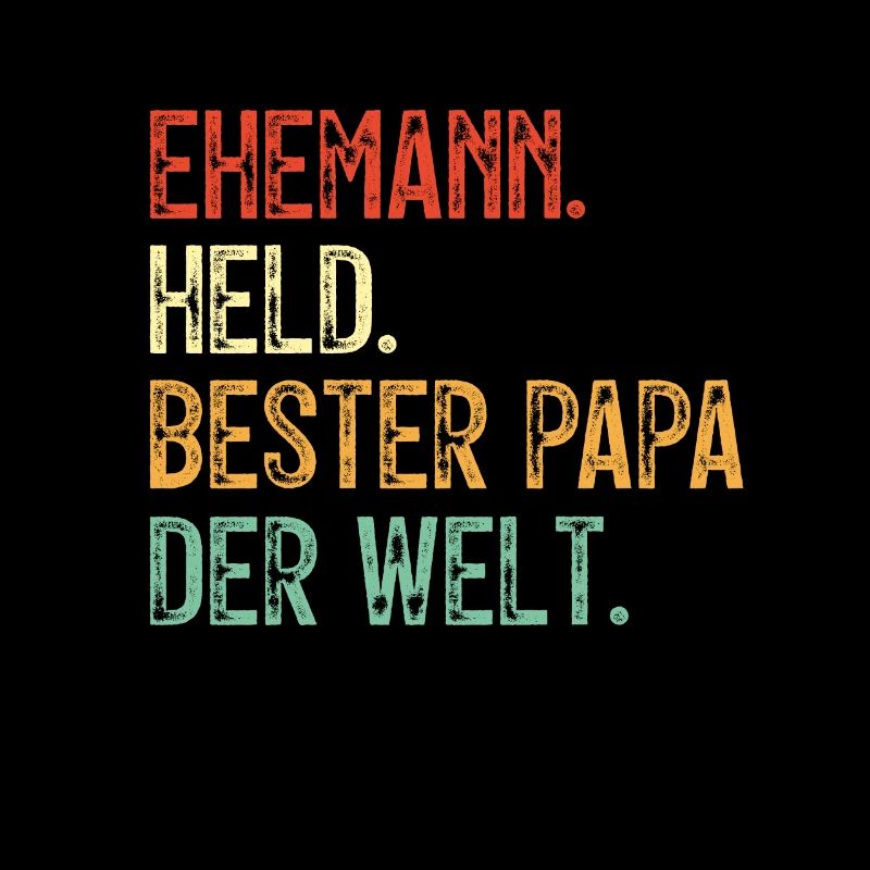 Held Bester Papa Mann Der Welt Held Bester Ehemann