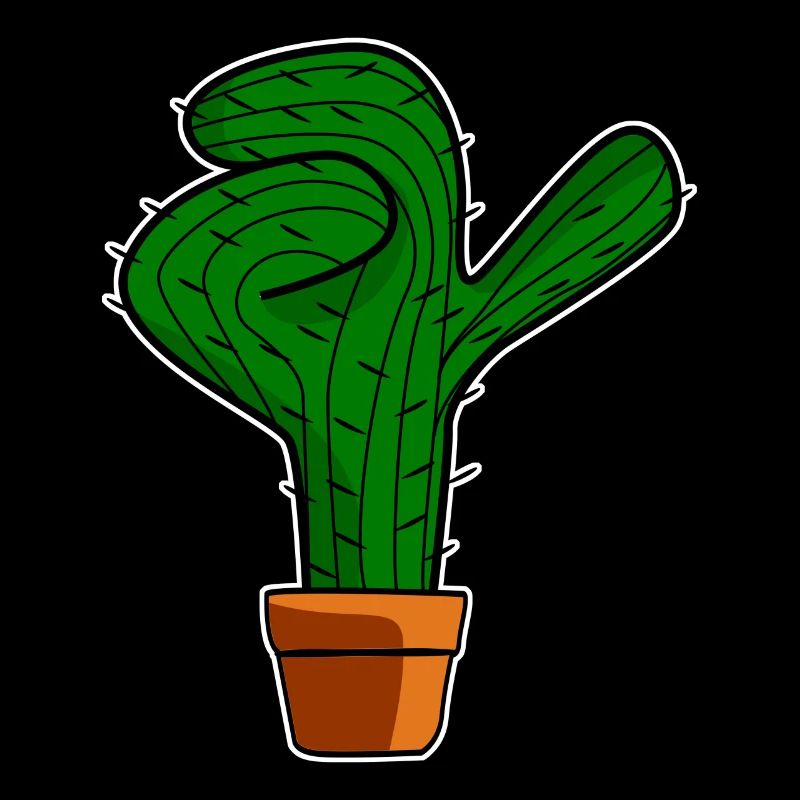 Dabbing Cactus Garden Cacti