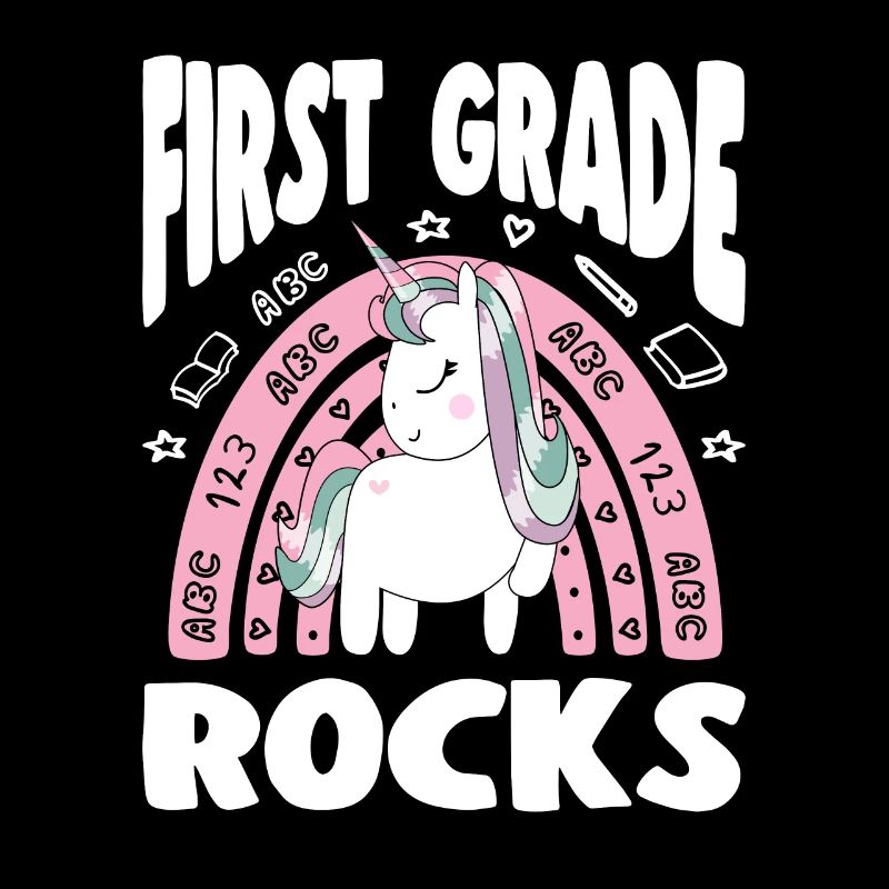 First Grade Rocks Unicorn School Starters Gift