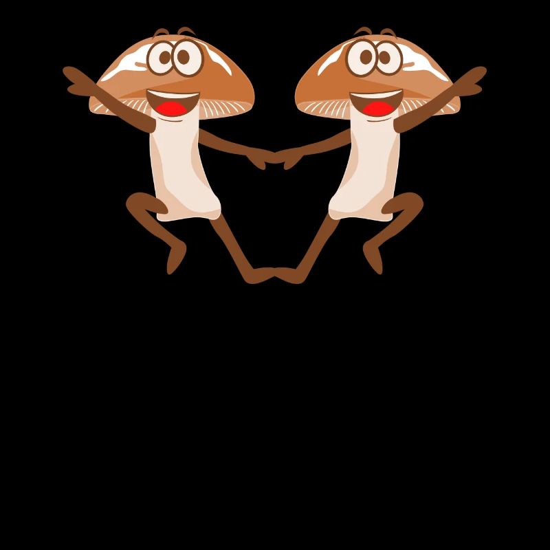 Champignons Danse Boogie Woogie Cueilleurs de champignons