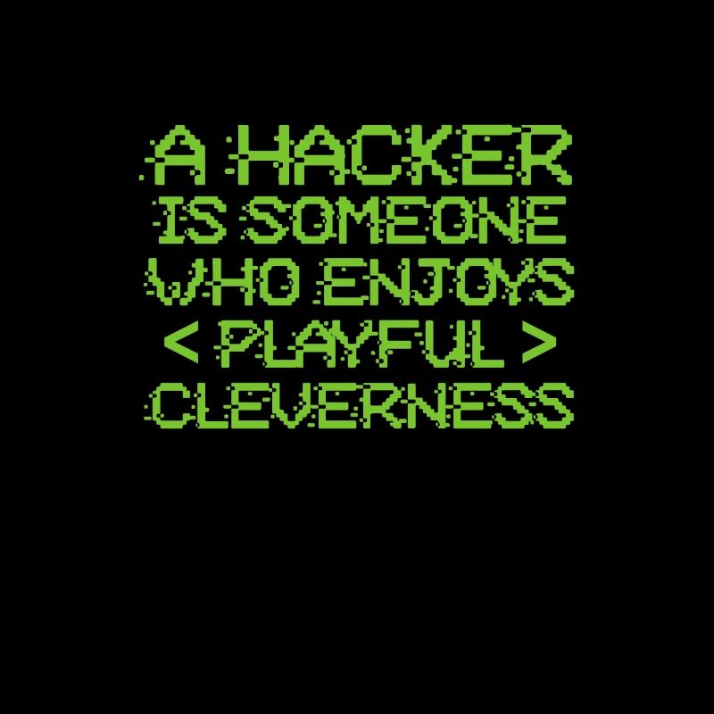 Hacker Coder Computerfreak Nerd Hacking Geschenk